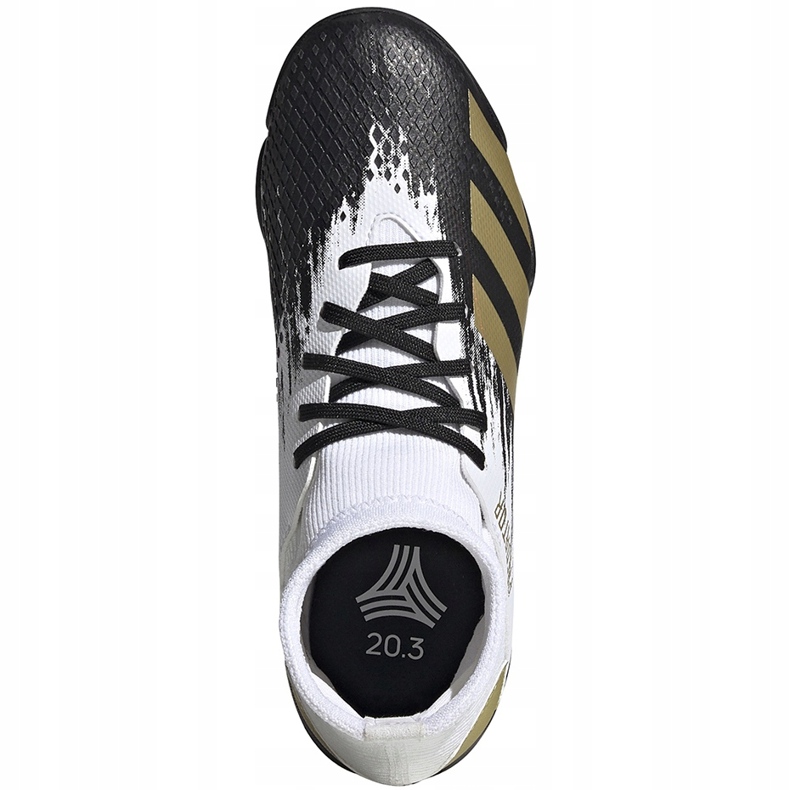 Chaussures de foot Adidas Predator 20.3 Tf Junior FW9220 blanche 1