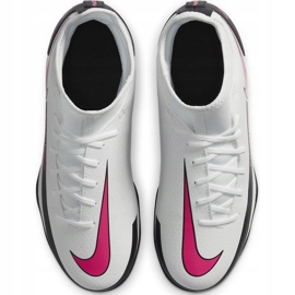 Chaussure de football Nike Phantom Gt Club Df FG / MG Junior CW6727 160 blanche blanche 1
