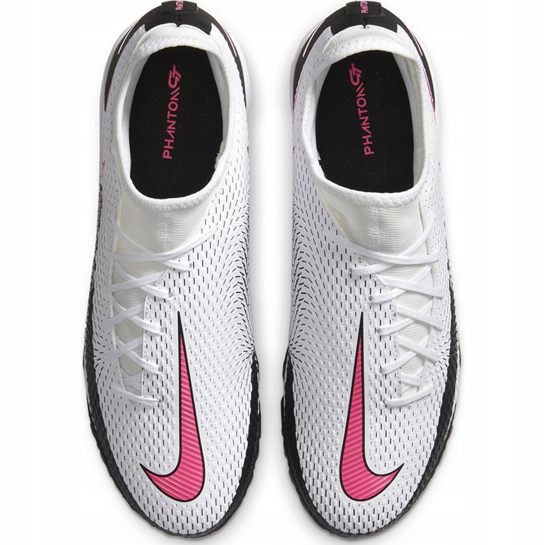 Chaussure de football Nike Phantom Gt Academy Df Tf CW6666 160 blanche blanche 1