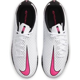 Nike Jr Phantom Gt Academy FG / MG CK8476 160 chaussures de football blanc blanc 1