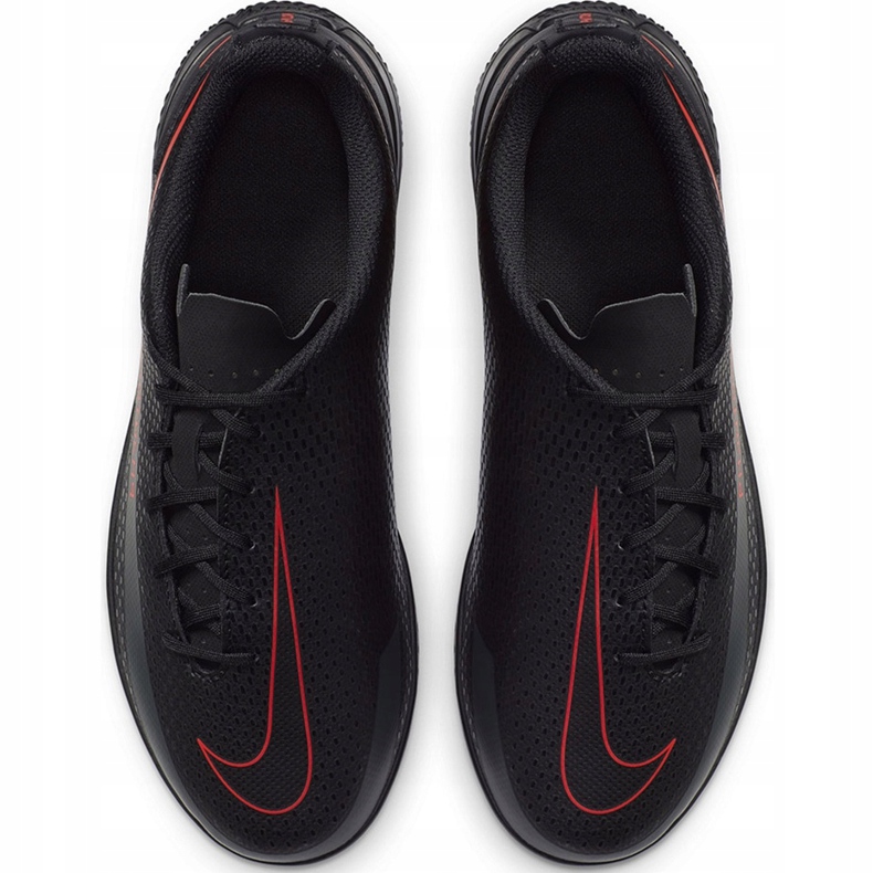 Nike Jr Phantom Gt Club Ic CK8481 060 chaussures de football blanche le noir 1