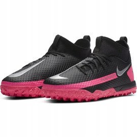 Nike Jr Phantom Gt Academy Df Tf CW6695 006 chaussures de football le noir le noir 3