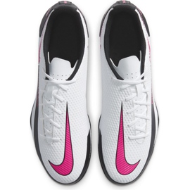 Chaussures de football Nike Phantom Gt Club FG / MG CK8459 160 blanc blanc 1