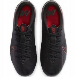 Chaussures de football Nike Mercurial Vapor 13 Academy FG / MG Junior AT8123 060 noir noir 1