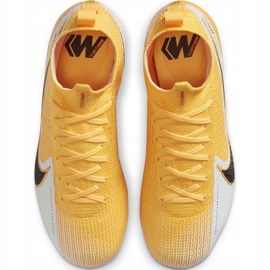 Nike Mercurial Superfly 7 Elite Fg Junior AT8034 801 chaussures de football jaune jaune 1