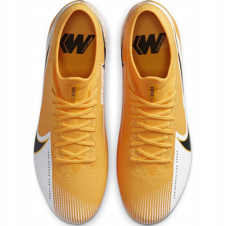 Nike Mercurial Vapor 13 Pro Fg AT7901 801 chaussures de football orange jaune 1 Nike Mercurial Vapor 13 Pro Fg AT7901 801 chaussures de football orange jaune 1