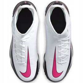 Chaussure de football Nike Phantom Gt Club Df Tf Junior CW6729 160 blanc blanc 1