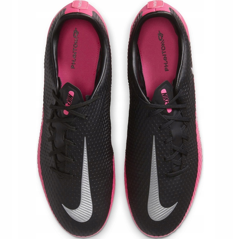 Chaussures de football Nike Phantom Gt Academy FG / MG CK8460 006 noir, rose le noir 1