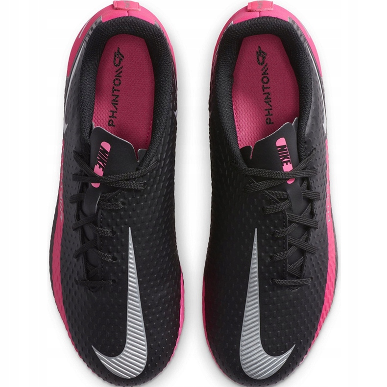 Nike Phantom Gt Academy FG / MG Junior CK8476 006 chaussures de football noir noir 1