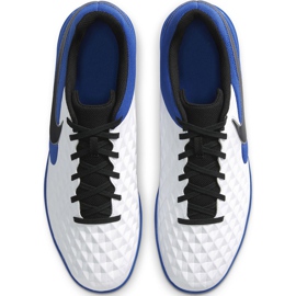 Chaussures de foot Nike Tiempo Legend 8 Club Ic AT6110 104 bleu blanc 1