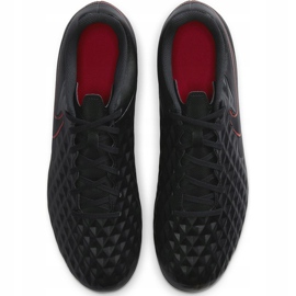 Chaussures de football Nike Tiempo Legend 8 Club FG / MG AT6107 060 noir noir 1
