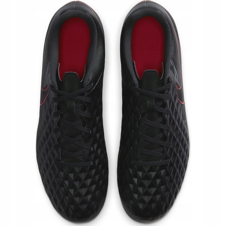 Chaussures de football Nike Tiempo Legend 8 Club FG / MG AT6107 060 noir noir 1