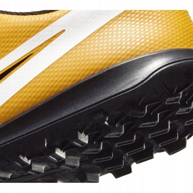 Nike Mercurial Vapor 13 Club Tf PS (V) Junior AT8178 801 chaussures de football orange jaune jaune 8