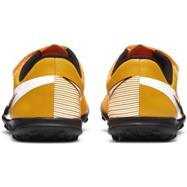 Nike Mercurial Vapor 13 Club Tf PS (V) Junior AT8178 801 chaussures de football orange jaune jaune 5