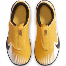 Nike Mercurial Vapor 13 Club Tf PS (V) Junior AT8178 801 chaussures de football orange jaune jaune 2