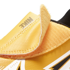 Nike Mercurial Vapor 13 Club Tf PS (V) Junior AT8178 801 chaussures de football orange jaune jaune 7