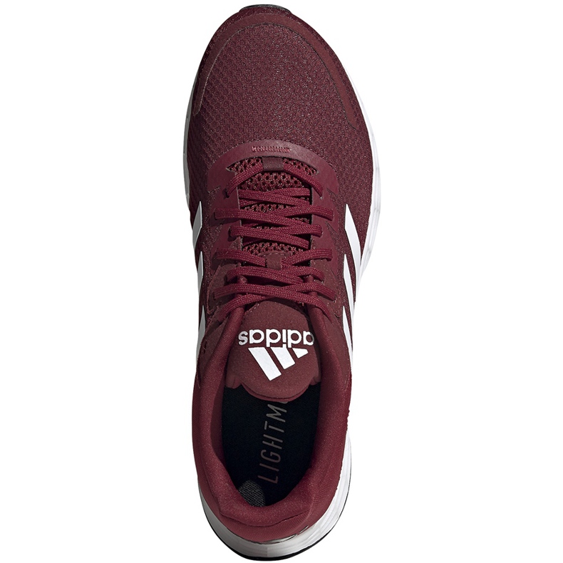 Chaussures running homme adidas Duramo Sl bordeaux FW3217 rouge 1