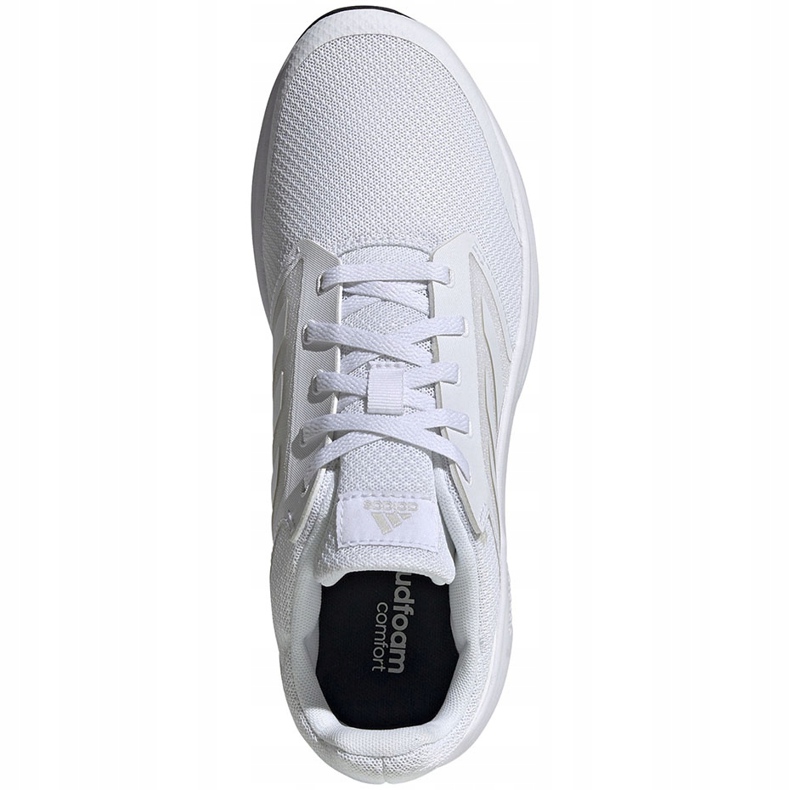 Adidas Galaxy 5 blanc chaussures de course pour hommes FW5716 blanche 1
