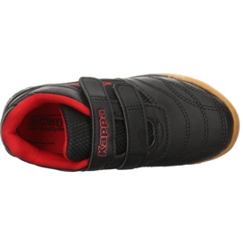 Kappa Kickoff Oc K chaussures pour enfants noir-rouge 260695K 1120 1