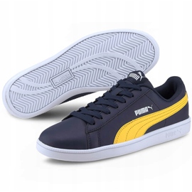 Puma Up chaussures enfant bleu marine 373600 08 jaune 3