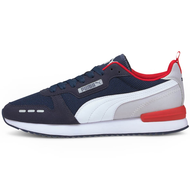 Chaussures homme Puma R78 bleu marine-blanc-gris-rouge 373117 24 blanche multicolore 1