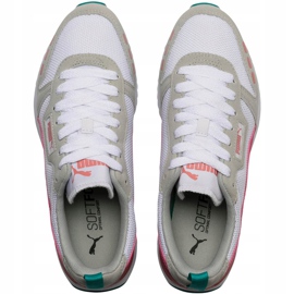 Chaussures femme Puma R78 blanc-beige-rose-turquoise 373117 12 blanche multicolore 1