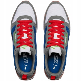 Chaussures homme Puma R78 blanc-bleu-rouge-noir 373117 10 blanche le noir bleu marin gris 2 Chaussures homme Puma R78 blanc-bleu-rouge-noir 373117 10 blanche le noir bleu marin gris 2