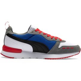 Chaussures homme Puma R78 blanc-bleu-rouge-noir 373117 10 blanche le noir bleu marin gris 1