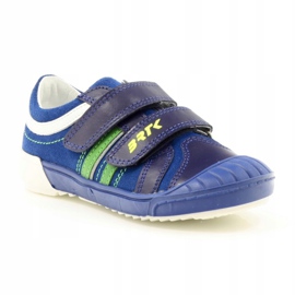 Chaussures garçon Bartek 65498 bleu marine blanc vert 1