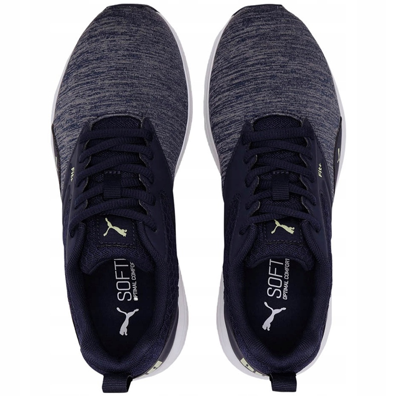 Chaussures enfant Puma Nrgy Comet bleu marine 190675 17 gris 2