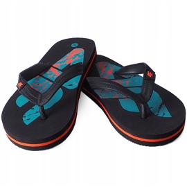 Chaussons pour garçon 4F multicolore HJL20 JKLM002 90S le noir bleu orange 1