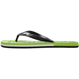 Chaussons pour hommes 4F vert fluo H4L20 KLM006 41N 3