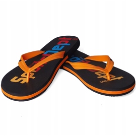 Chaussons pour hommes 4F multicolore H4L20 KLM006 90S orange 1