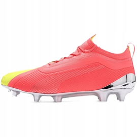 Chaussures de foot Puma One 20.1 Fg Ag 105956 01 jaune jaune 2