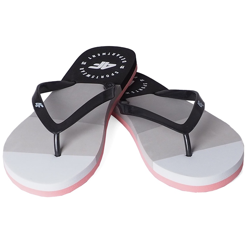 Chaussons femme 4F noir et blanc H4L20 KLD004 97S le noir 1