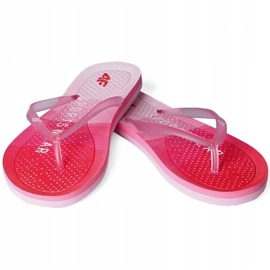 Chaussons femme 4F rouge H4L20 KLD003 62S rose 1