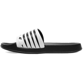 Chaussons femme 4F noirs H4L20 KLD001 21S blanche le noir 2