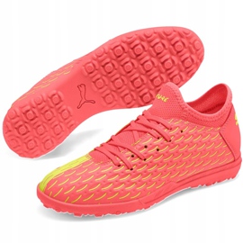 Puma Future 5.4 Osg Tt 105952 01 chaussures de football pour enfants rouge jaune rouge 3