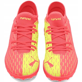 Puma Future 5.4 Osg Tt 105952 01 chaussures de football pour enfants rouge jaune rouge 2