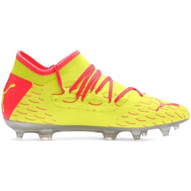 Puma Future 5.3 Netfit Osg Fg Ag 105947 01 chaussures de football pour enfants jaune 1