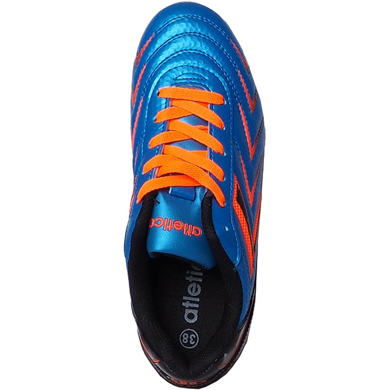 Chaussures de football Atletico Fg bleu XT041-15519 bleu, orange 1