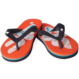 Chaussons pour garçon 4F multicolore HJL20 JKLM001 90S le noir orange 1