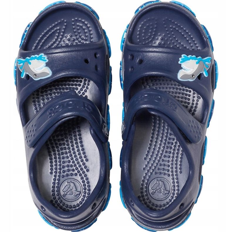 Sandales enfant Crocs Crocs Fl Shark Band Sandal B bleu marine 206365 410 1