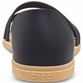 Sandales femme Crocs Tulum Open Flat W noir 206 109 00W le noir 4