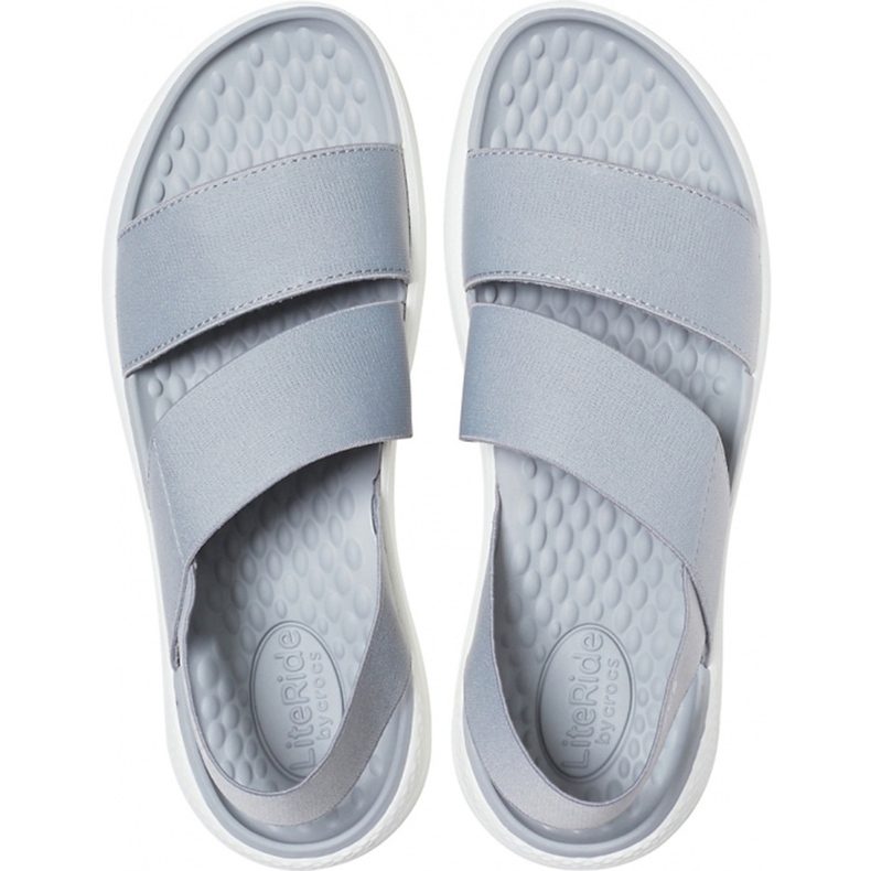 Sandale Crocs LiteRide Stretch W gris clair / blanc 206081 00J 1
