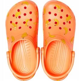 Crocs Kids Classic Vacay Vibes Clog Orange 206375 801 1