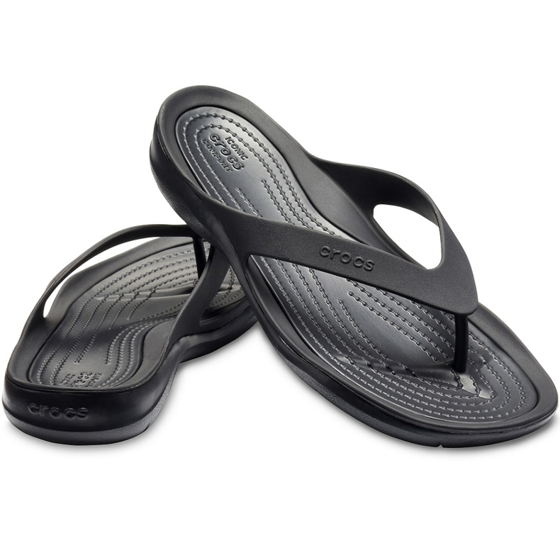 Crocs Swiftwater Flip W noir 204 974 060 le noir 1