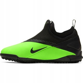 Nike Phantom Vsn 2 Academy Df Tf Junior CD4078 306 chaussures de football multicolore vert 2