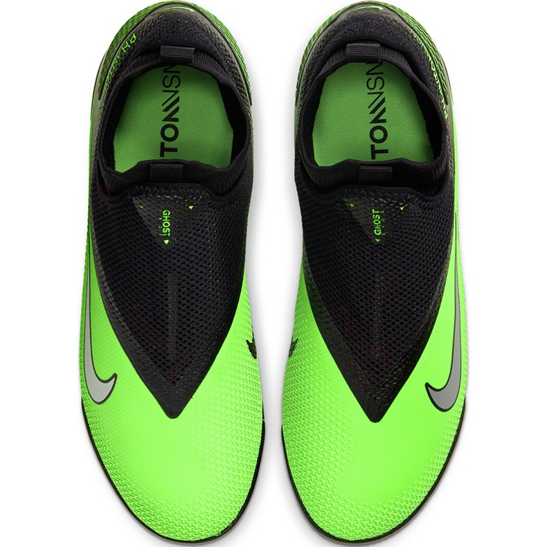 Chaussure de football Nike React Phantom Vsn 2 Pro Df Tf CD4174 036 multicolore vert 1