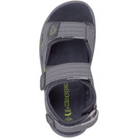 Kappa Early Ii K Footwear Sandales enfant gris-lime 260373K 1633 1